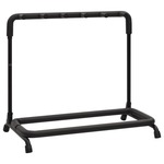 vidaXL Sklopivi stalak za gitare s 5 dijelova crni 74x41x66 cm čelični