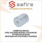 SAFIRE PAMETNA BRAVA ZA POSTOJEĆI CILINDAR SF-SMARTLOCK-BT-PRO-V2