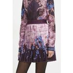 Suknja Versace Jeans Couture boja: ružičasta, mini, širi se prema dolje, 77HAE8P1 NS533
