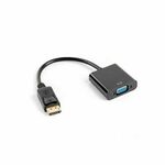 LANBERG DisplayPort VGA/D-Sub transformator Crno 10cm AD-0002-BK