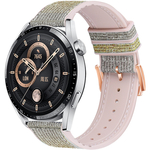 BStrap Glitter remen za Samsung Galaxy Watch Active 2 40/44mm, silver yellow (SSG032C03)