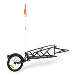 KLARFIT KLARFIT Follower, prikolica za bicikl, kotač od 16 ", jedan kotač, nosivost 35 kg, crna