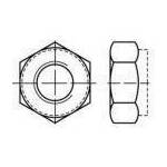 TOOLCRAFT TO-5374752 šesterokutne matice M20 ISO 7042 nehrđajući čelik A2 25 St.