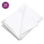 Cerada 260 g/m² 6x6 m bijela HDPE