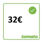 Tomato e-bon 32 EUR