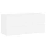 Ormarić za Lavabo - Umivaonik bijeli 100x38 5x45 cm konstruirano drvo - Bijela 100 x 38.5 x 45 cm 1