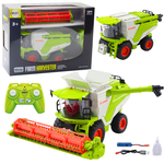 Kombajn na daljinsko upravljanje Combine Harvester s nastavkom za berbu žita crveno/zeleni