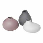 Porculanske vaze u setu 3 kom (visina 9 cm) Nona – Blomus