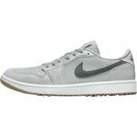 Nike Air Jordan 1 Low G Golf Shoes Wolf Grey/White/Gum Medium Brown/Iron Grey 43