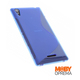 Sony Xperia T3 plava silikonska maska