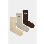 Čarape adidas Originals 6-pack boja: bež, IX5274