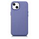 iCarer Case Leather MagSafe Apple iPhone 14 light purple