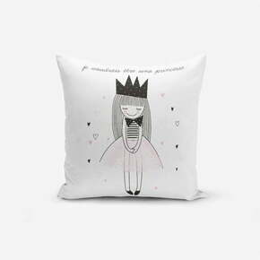Jastučnica s primjesom pamuka Minimalist Cushion Covers Je Noudrais Etre Une Princesse