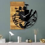 Ukrasni drveni zidni sat, Wooden Clock 33