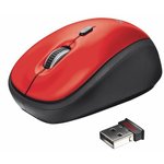 Trust Yvi Wireless 19522 bežični miš, crveni