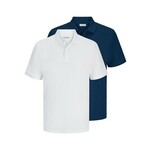 JACK & JONES Majica 'JJEAUSTIN' tamno plava / bijela