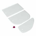 Set od 3 bijele plastične lopatice Metaltex