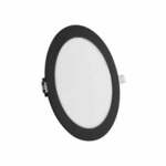Emos NEXXO LED panel ugradbeni, okrugli, crni, 18W, CCT