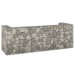 vidaXL Gabionski zid za kante od pocinčanog čelika 325 x 100 x 110 cm