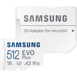 Samsung Evo Plus (2024) 512 GB microSDXC memory card (160 MB/s, Class 10, U3)