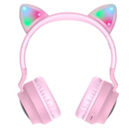 hoco. Slušalice bežične, Bluetooth - W27 Cat Ear Pink
