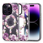 Tech-Protect Magmood MagSafe Apple iPhone 14 Pro Max Rose Floral
