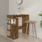 Barski stol sa stalkom boja hrasta 100 x 50 x 101,5 cm iverica