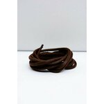Corbby Brown Waxed Thin Laces siva