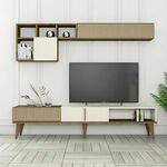 TV jedinica, Milan TV - Walnut, Cream