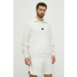 Dukserica adidas za muškarce, boja: bež, s aplikacijom, IP3799