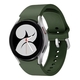 Silikonski remen za sat Samsung Galaxy Watch 4 i 5 - Maslinasto zelena
