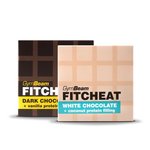GymBeam Fitcheat Protein Chocolate 90 g bijela čokolada jagoda
