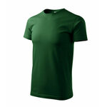 Majica kratkih rukava muška BASIC 129 - XL,Tamno zelena
