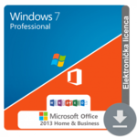Windows 7 Professional + MS Office 2013 Home and Business ESD kombo
