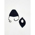 Reserved - BABIES` CAP & SCARF - tamnosivo tamnosivo 100% VUNA 004BY-90X
