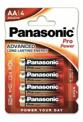 Panasonic alkalne AA baterije