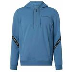 Muška sportski pulover Calvin Klein PW 1/4 Zip Hoodie - copen blue