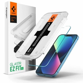 Spigen - Glas.TR EZ-FIT - iPhone 13 / 13 Pro / 14 - Prozirno