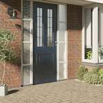 vidaXL Prozorska folija matirane 3D s uzorkom duge 60 x 1000 cm PVC