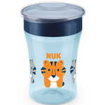 Nuk Magic Cup bočica s poklopcem, 230ml, plava