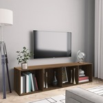 vidaXL Ormarić za knjige / TV ormarić boja hrasta 143x30x36 cm drveni
