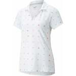 Puma W Mattr Galapagos Polo Bright White/Hot Coral XS