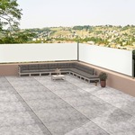 vidaXL Uvlačiva bočna tenda krem 117 x 1200 cm