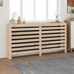 vidaXL Pokrov za radijator 169x19x84 cm od masivne borovine