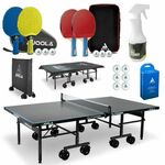 Deluxe set: JOOLA Outdoor J500A + navlaka + 4 reketa + 12 loptica + sredstvo za čišć.