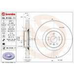 Kočni disk BREMBO 09.R105.11