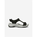 Black women's leather sandals Keen Astoria - Women's crna, siva