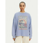 Roxy Majica dugih rukava ERJKT04276 Plava Relaxed Fit