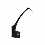 Zidna lampa FEROTEHNA 12W 890lm 4000K IP44 PVC COLORADO BLACK SA SENZOROM