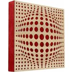 Mega Acoustic FiberPRO60 AcouSphere Sonoma Oak/Red Apsorpcijska ploča od drve